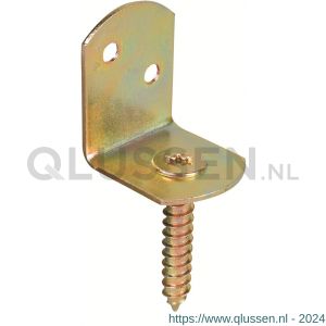 GAH Alberts vlechtschermsteun houder L-vorm geel verzinkt 83x32 mm 213442