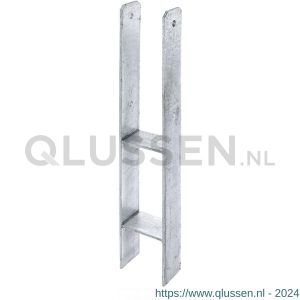 GAH Alberts H-paalhouder type 365 verzinkt 91x600x6 mm 213626