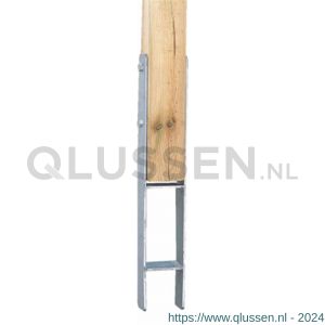 GAH Alberts H-paalhouders type 365 verzinkt 91x600x5 mm 213824