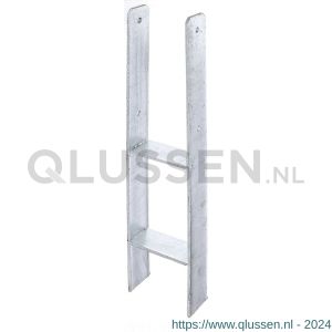 GAH Alberts H-paalhouders type 365 verzinkt 121x600x6 mm 213848