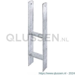 GAH Alberts H-paalhouder type 365 verzinkt 116x600x6 mm 213916