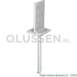 GAH Alberts T-paalhouder type 398 verzinkt 130 mm 215521