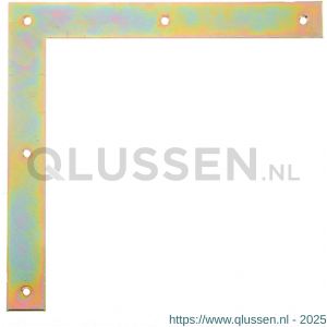 GAH Alberts poorthoek geel verzinkt 250x250x30 mm 313043