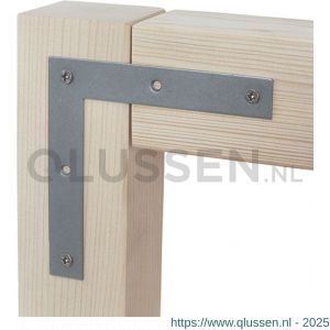 GAH Alberts poorthoek geel verzinkt 250x250x30 mm 313043