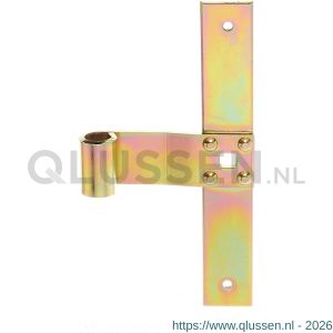 GAH Alberts draailuik-middenheng T-model recht geel verzinkt 13x200 mm 313548