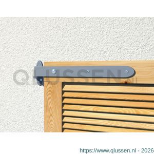 GAH Alberts hengsel Ovado antraciet 16x600 mm 314033
