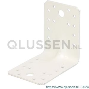 GAH Alberts hoekanker met ril sterk-rib wit 90x90x65 mm 330576