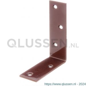 GAH Alberts balkhoek zink gefosfateerd bruin coating 75x100x30 mm 332266