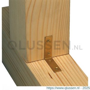 GAH Alberts stoelhoek winkelhaak geel verzinkt 60x60x20 mm CF 333041