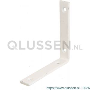 GAH Alberts balkhoek gefosfateerd wit 120x120x20 mm 333171