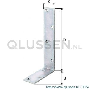 GAH Alberts balkhoek geel verzinkt 120x180x40 mm 334055