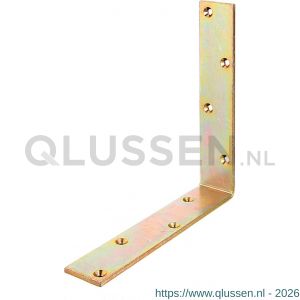 GAH Alberts balkhoek geel verzinkt 200x200x40 mm 333607