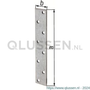 GAH Alberts verbindingsplaat sendzimir verzinkt 170x30 mm 333904