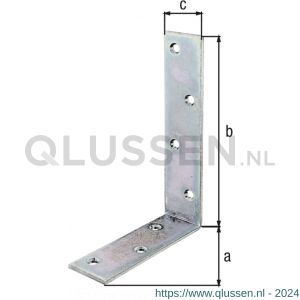 GAH Alberts balkhoek geel verzinkt 140x140x20 mm 333201