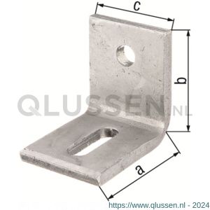GAH Alberts stelhoek voor betonbevestiging galvanisch 80x150x60 mm 335656