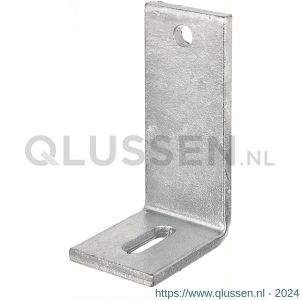 GAH Alberts stelhoek voor betonbevestiging galvanisch 80x150x60 mm 335656