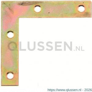 GAH Alberts meubelhoek geel verzinkt 50x50x10 mm 336905
