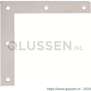 GAH Alberts meubelhoek gefosfateerd wit 100x100x15 mm 337094