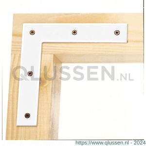 GAH Alberts meubelhoek geel verzinkt 75x75x12 mm 337001