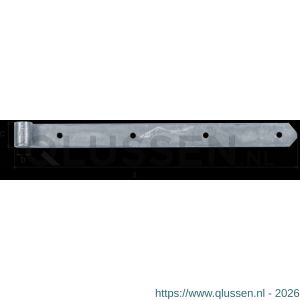 GAH Alberts heng recht afgerond blauw verzinkt 600 mm diameter 16 mm 340773