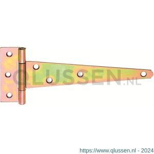 GAH Alberts staart kistscharnier rolbaar geel verzinkt 200x32x90 mm 347345