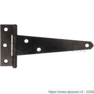 GAH Alberts staart kistscharnier coating zwart 125x22,5x70 mm 347994