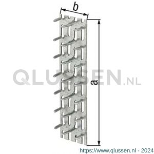 GAH Alberts spijkerplaat verzinkt 102x25 mm 350161