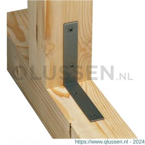 GAH Alberts stoelhoek winkelhaak geel verzinkt 100x100x19 mm set 20 stuks 332396