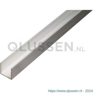 GAH Alberts U-profiel aluminium blank 20x20x20x1,5 mm 2,6 m 431556
