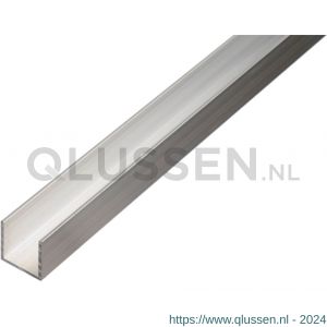 GAH Alberts U-profiel aluminium blank 10x20x10x1,5 mm 1 m 474409