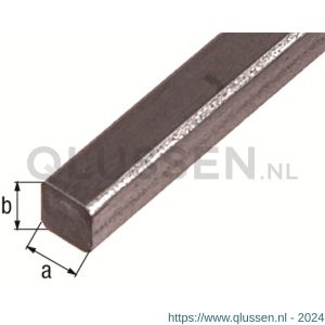 GAH Alberts vierkante stang staal ruw 6x6 mm 1 m 432409