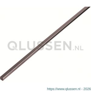 GAH Alberts vierkante stang staal ruw 10x10 mm 1 m 432423