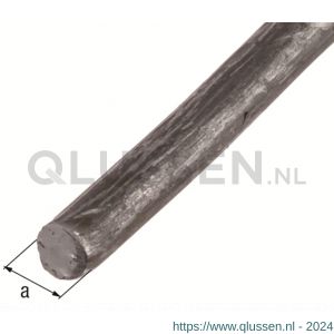 GAH Alberts ronde stang glad staal ruw warmgewalst 8 mm 2 m 430689