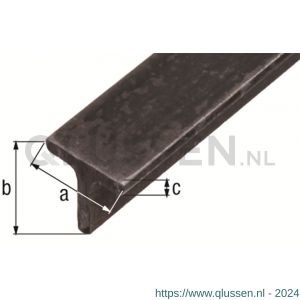 GAH Alberts T-profiel staal ruw 20x20x3 mm 2 m 430368