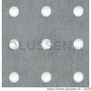 GAH Alberts geperforeerde plaat rond aluminium blank 120x1000x1,5 mm 467005