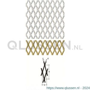 GAH Alberts metaalgaasplaat aluminium goud 600x1000x1,6 mm 467289