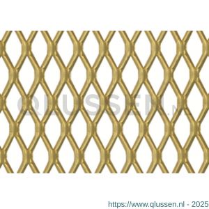 GAH Alberts metaalgaasplaat aluminium goud 250x500x1,6 mm 467296