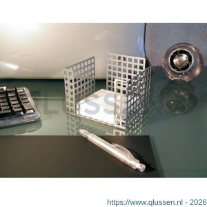 GAH Alberts geperforeerde plaat vierkant aluminium zilver 200x1000x0,8 mm 468163
