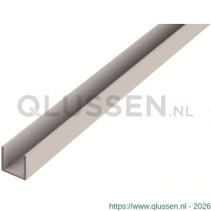 GAH Alberts U-profiel aluminium blank 10x10x10x1,5 mm 2,6 m 468989