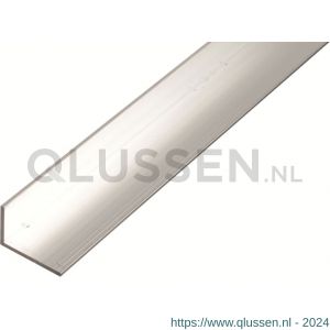 GAH Alberts hoekprofiel aluminium blank 50x30x3 mm 2 m 472764