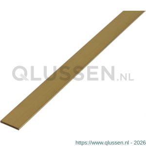 GAH Alberts platte stang messing 20x2 mm 1 m 470937