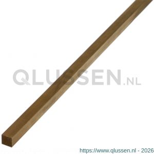 GAH Alberts vierkante stang messing 6x6 mm 1 m 471019