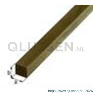 GAH Alberts vierkante stang messing 6x6 mm 1 m 471019