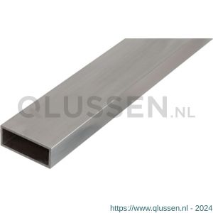 GAH Alberts rechthoekige buis aluminium zilver 50x20x2 mm 2 m 471712