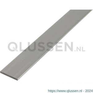 GAH Alberts platte stang aluminium zilver 60x3 mm 2 m 471750