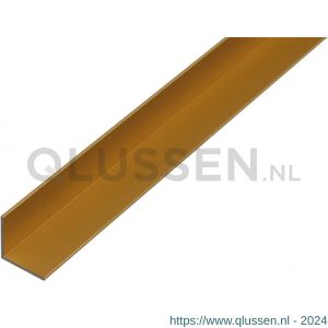 GAH Alberts hoekprofiel aluminium goud 10x10x2 mm 1 m 473556