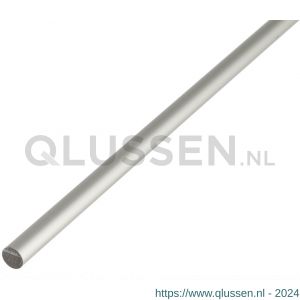 GAH Alberts ronde stang aluminium zilver 6 mm 2 m 474324