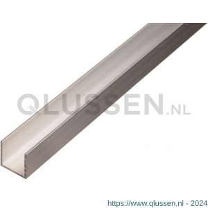 GAH Alberts U-profiel aluminium blank 25x25x25x2 mm 2 m 472825