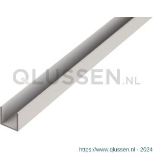 GAH Alberts U-profiel aluminium blank 20x15x20x1,5 mm 2 m 475796