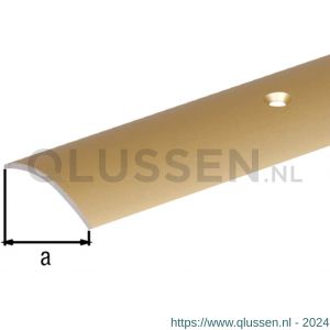 GAH Alberts overgangsprofiel PVC grijs verzonken schroefgaten 30x0,9 mm 478650